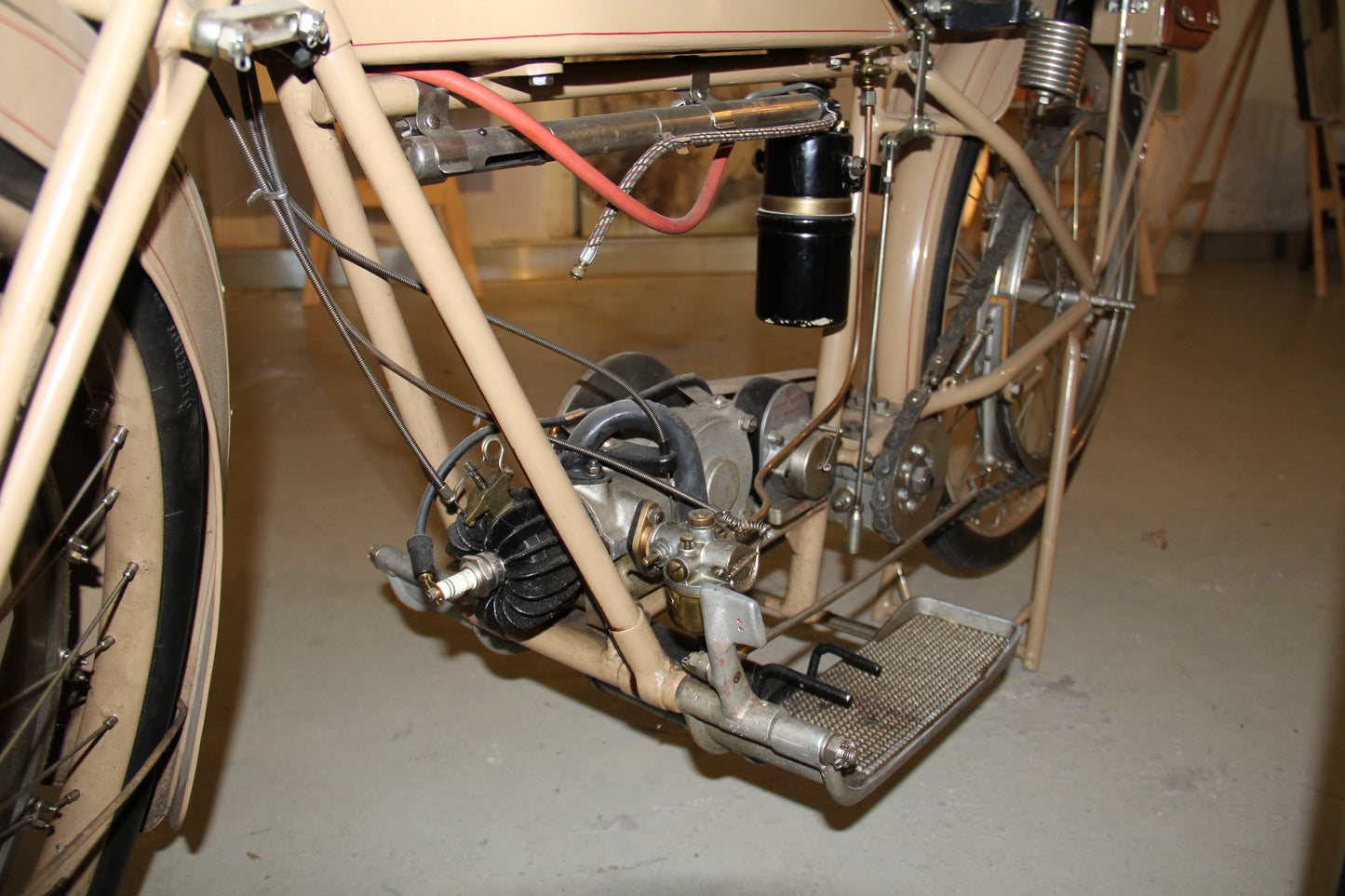Timeless driving - COCKERELL motorcycle from 1916
