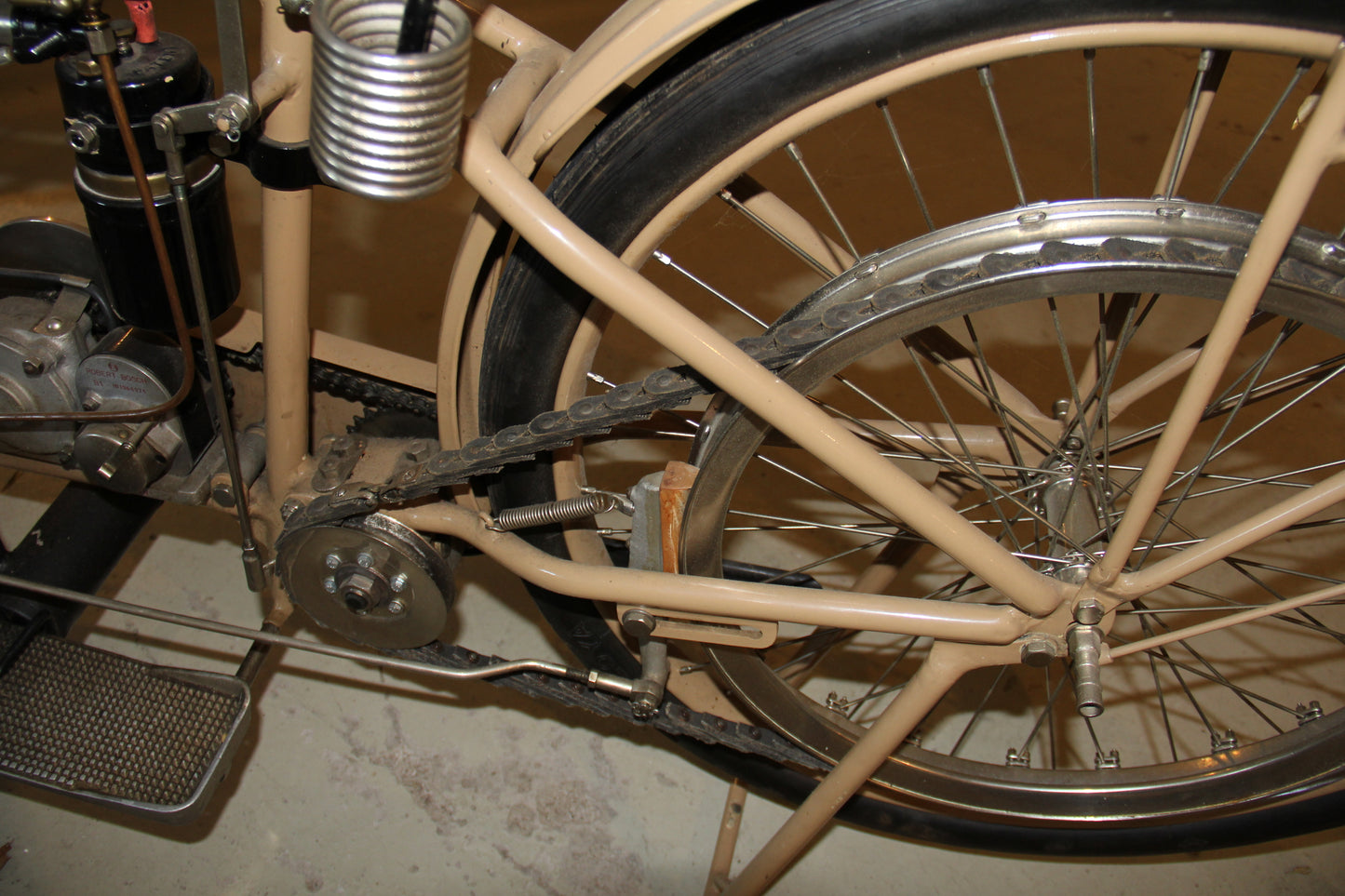 Timeless driving - COCKERELL motorcycle from 1916